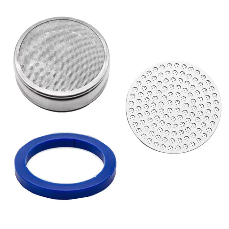 For Expobar/Rocket Coffee Machine E61 Group Head Shower Screen 60mm,Silicone Seal Ring,Espresso Puck Screen 58mm Brewing Parts