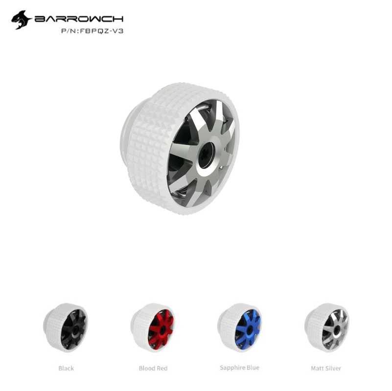 Barrow FBPQZ-V3 Release Air Plug G1/4'' Sealing Lock Brass Manual Exhaust Valve Air Evacuation Valve for PC Water Cooling System