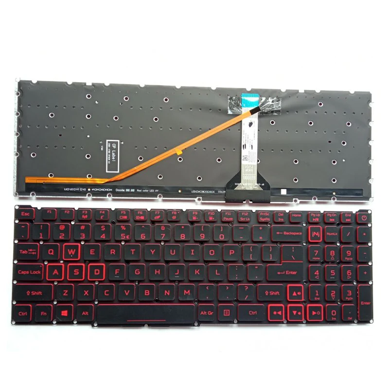 Tastiera italiana RETROILLUMINATA per Acer Nitro 5 AN515-55 AN515-55-50Z3 AN517-52 AN517-52-5744 Tastiera italiana RETROILLUMINATA per Acer Nitro 5 AN515-55 AN515-55-50Z3 AN517-52 AN517-52-5744