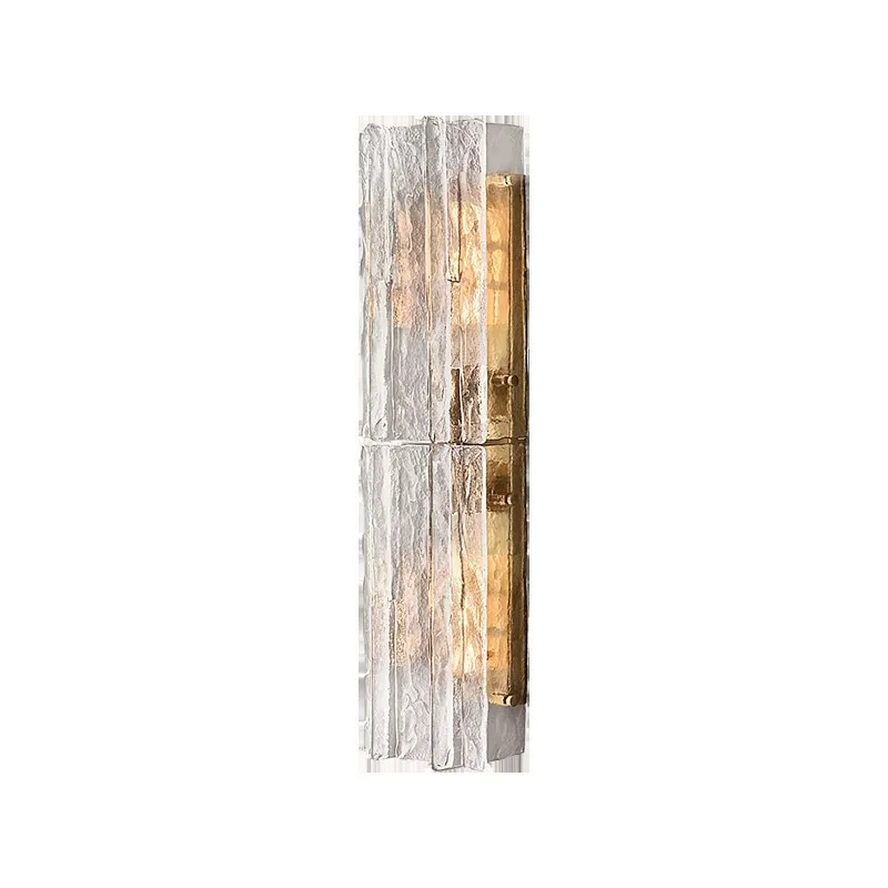 Creative bedroom bedside outdoor crystal wall lamp