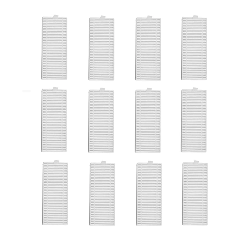 12 قطعة فلتر لـ EZVIZ RE4/RE4 Plus/RE4C Plus/RE5/RE5 Plus، ICLEBO G5 MAX، Miwhole M8 Lite مكنسة كهربائية مرشحات HEPA