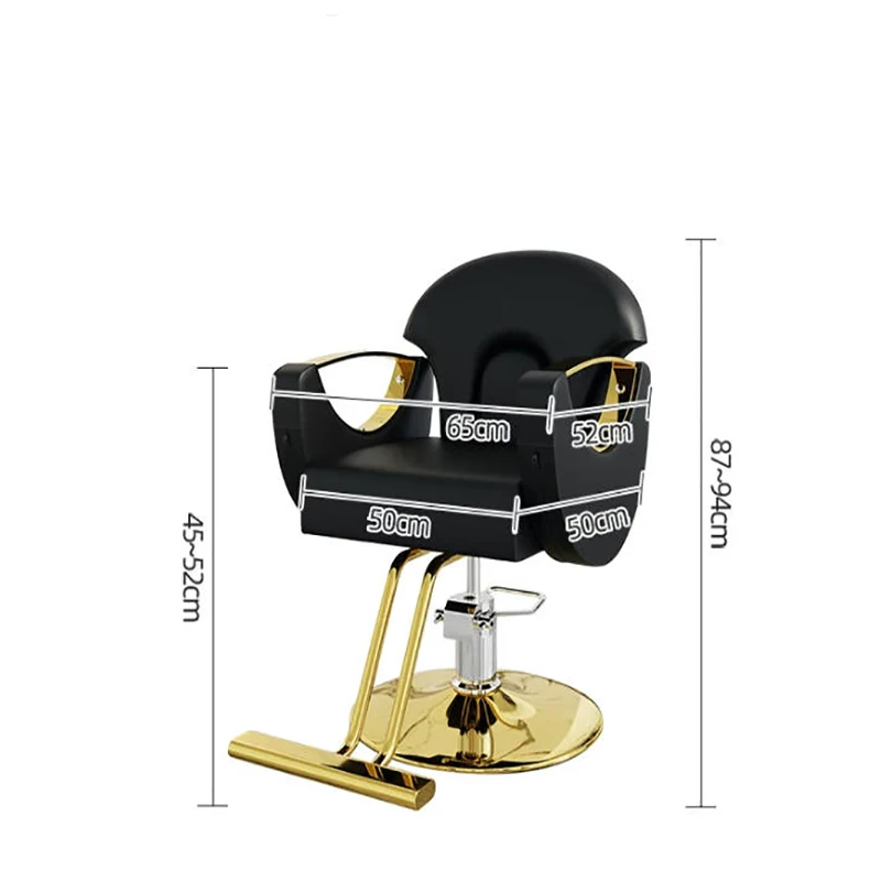 Luxury Display Hair Barber Aesthetic Nordic Hair Barber Fashionable Design Vintage Cadeira De Barbeiro Commercial Furniture