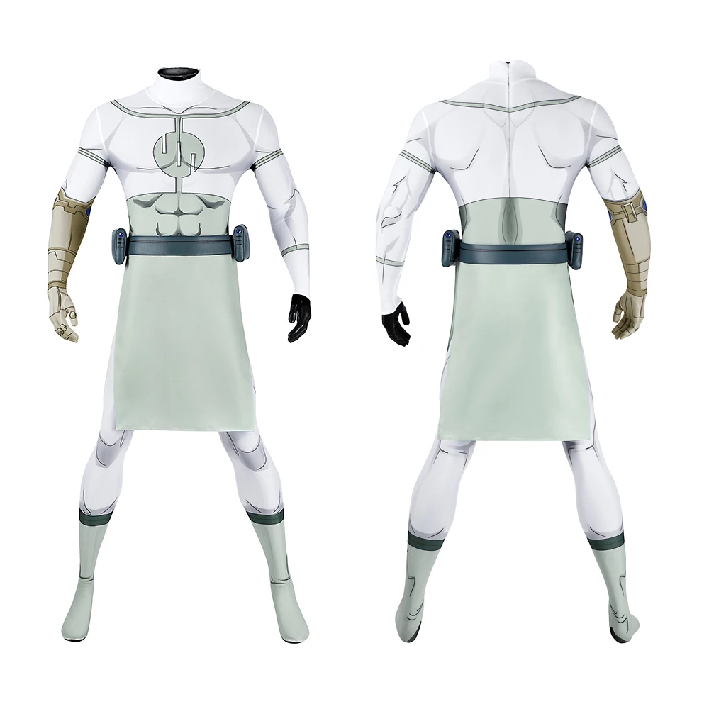 

Invincible 3 Thragg Cosplay Costume Mens Thragg Jumpsuit Suit Fantasia Bodysuit Halloween Party Roleplay Outfits