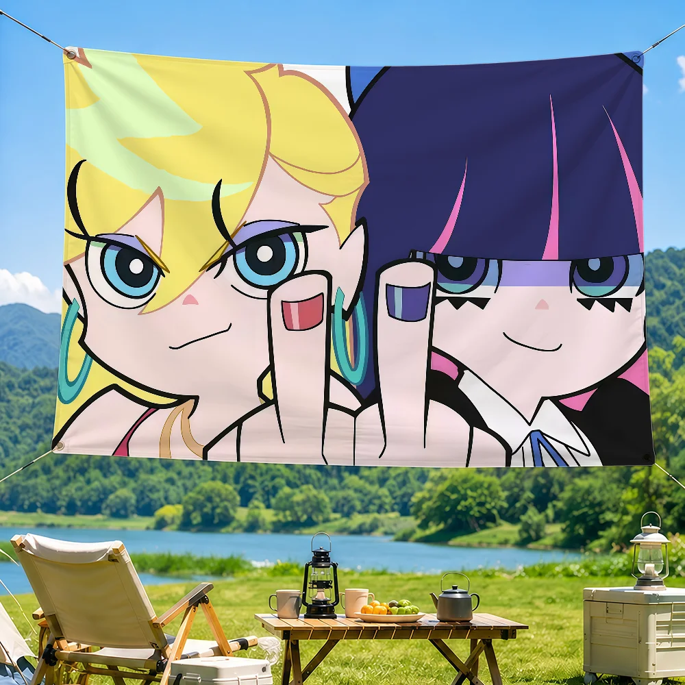 Cartoon P-Panty Stocking flag Decorative Home Yard & Garden Decor Banner - Indoor Outdoor Wall Hanging Flag