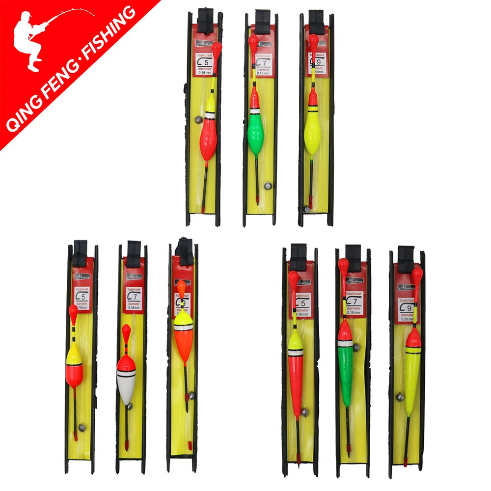 3 teile/los Karpfen Angelschnur Bobber Gruppe Fisch Float Angelgerät China Haken Boje Fisch Schwimm Tiple Anzug Zubehör