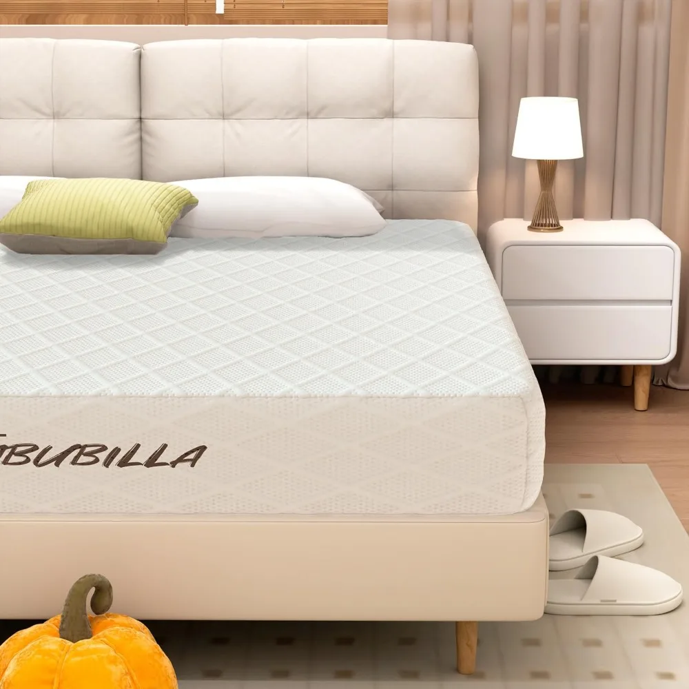 Materasso doppio da 6 pollici per camerette per bambini e dormitori per studenti: senza odori e certificatoPUR-US