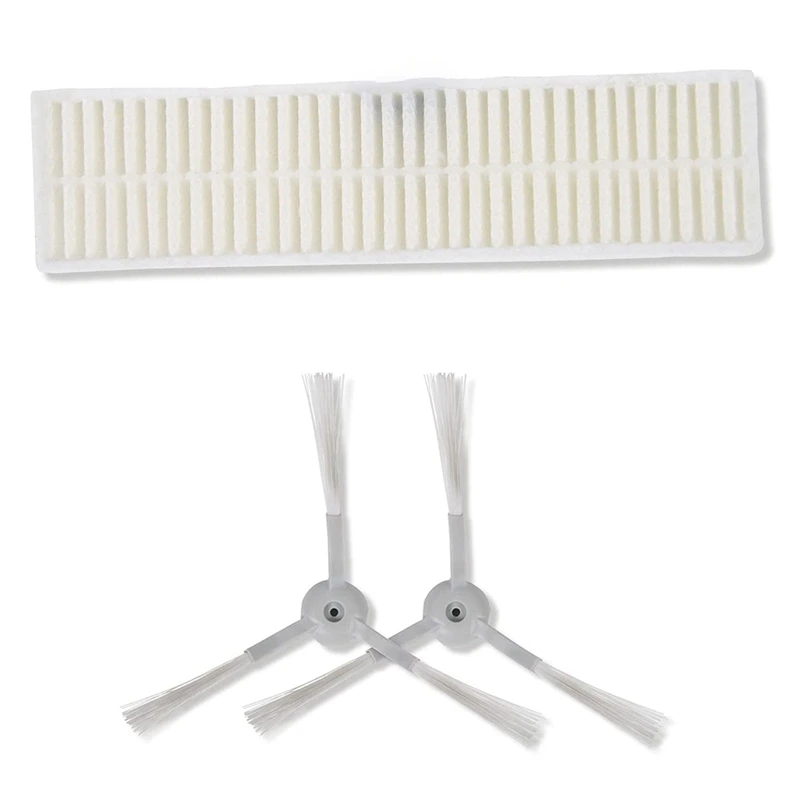 ชุด RG7447 RG7455 60ชิ้นสำหรับ Rowenta Tefal Explorer หุ่นยนต์ดูดฝุ่นแปรงด้านข้างหลักผ้าถูพื้นกรอง HEPA