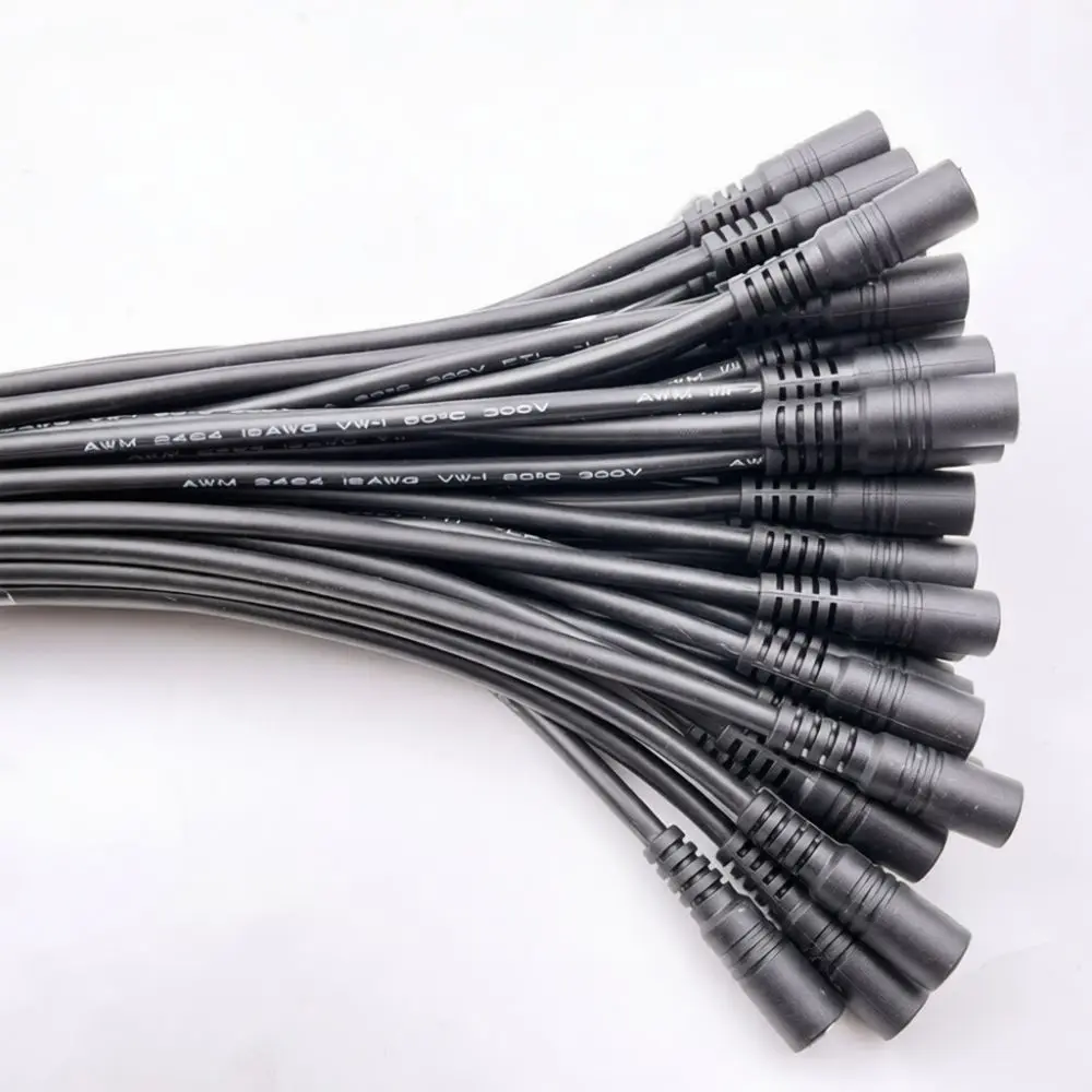 Premium DC Power Extension Cable DC5521 Connector Wire For LED Light Strip CCTV Camera Stable Power Transmission Cord