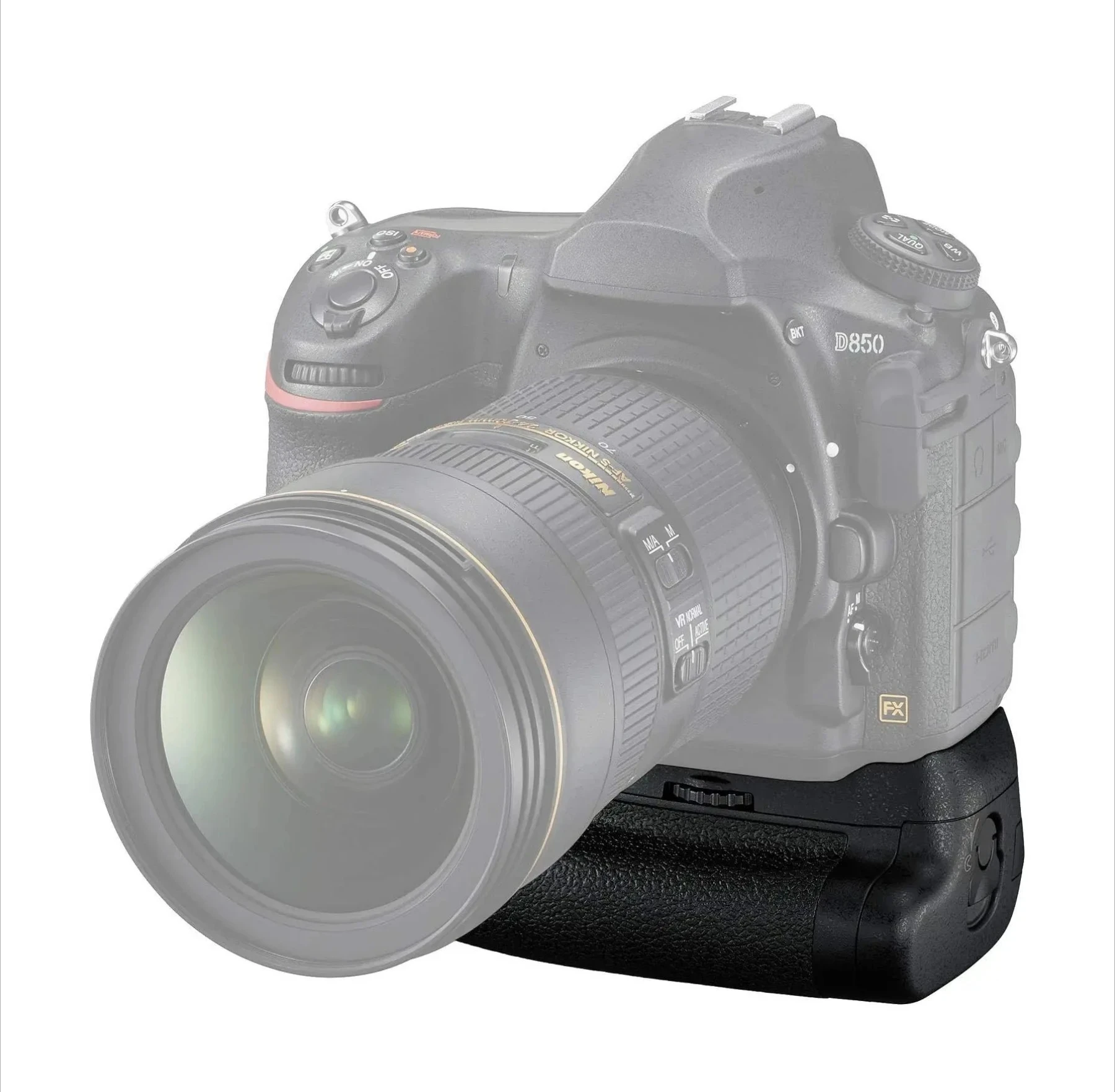 ด้ามจับแบตเตอรี่ MB-D18 สำหรับกล้อง D850 ใช้ได้กับแบตเตอรี่ EN-EL15 EN-EL15a หรือแบตเตอรี่ AA 8 ก้อน รองรับการถ่ายภาพแนวตั้ง