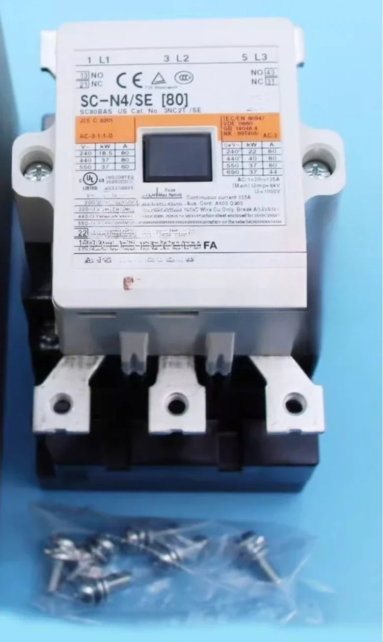 Parts are suitable for elevator accessories Original imported Fuji DC 10T running contactor SC-N4/SE (80) DC48V