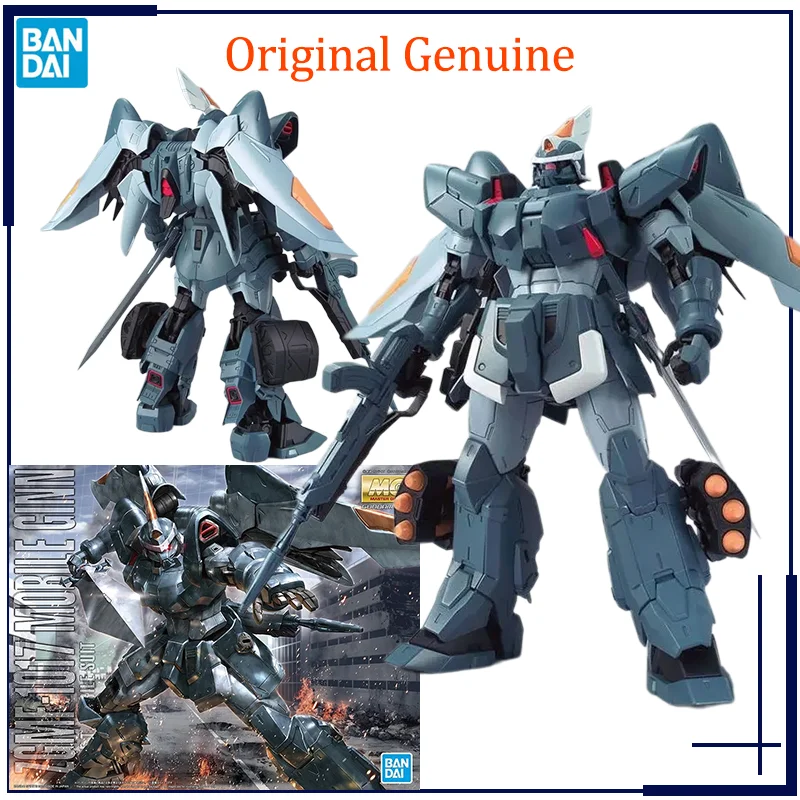 

Оригинальные оригинальные модели MG 1/100 телефон GINN Gundam Bandai Аниме игрушки экшн-фигурки подарки коллекционные украшения для мальчиков