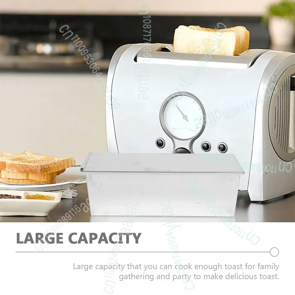 Large Capacity Non Stick Loaf Pan With Lid Metal Toast Box Mold For Whole Wheat French Baking Bread Cake Baking Dish Pan
