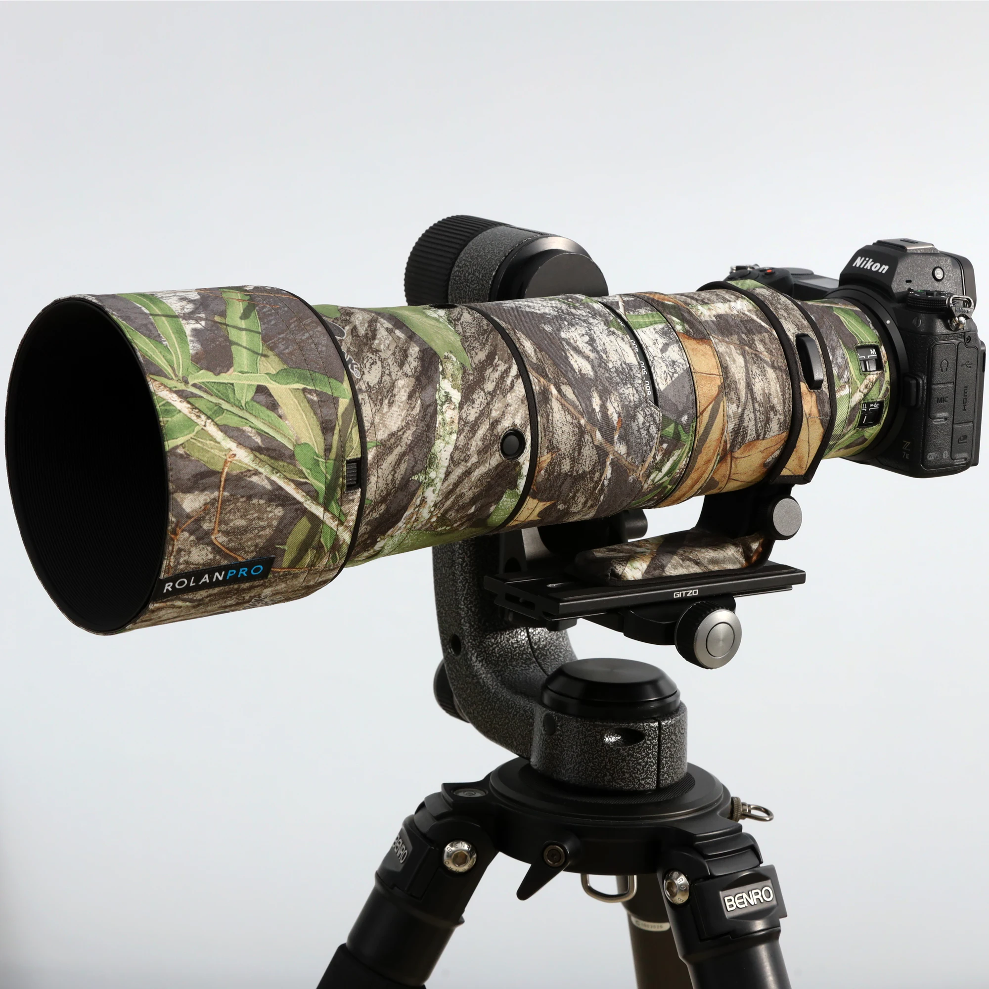 ROLANPRO Waterdichte Lensjas voor Nikon Z 180-600mm F/5.6-6.3 VR Lens Beschermhoes Nikon Z 180 600 Regenhoes Mouw