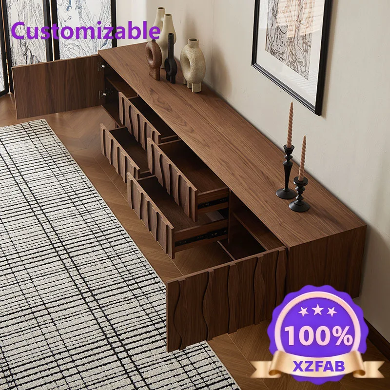 Factory Direct 2026 Wood Designer Tv Stands Living Room Modern Display Luxury Drawers Tv Table Storage Organizer Muebles Para Tv