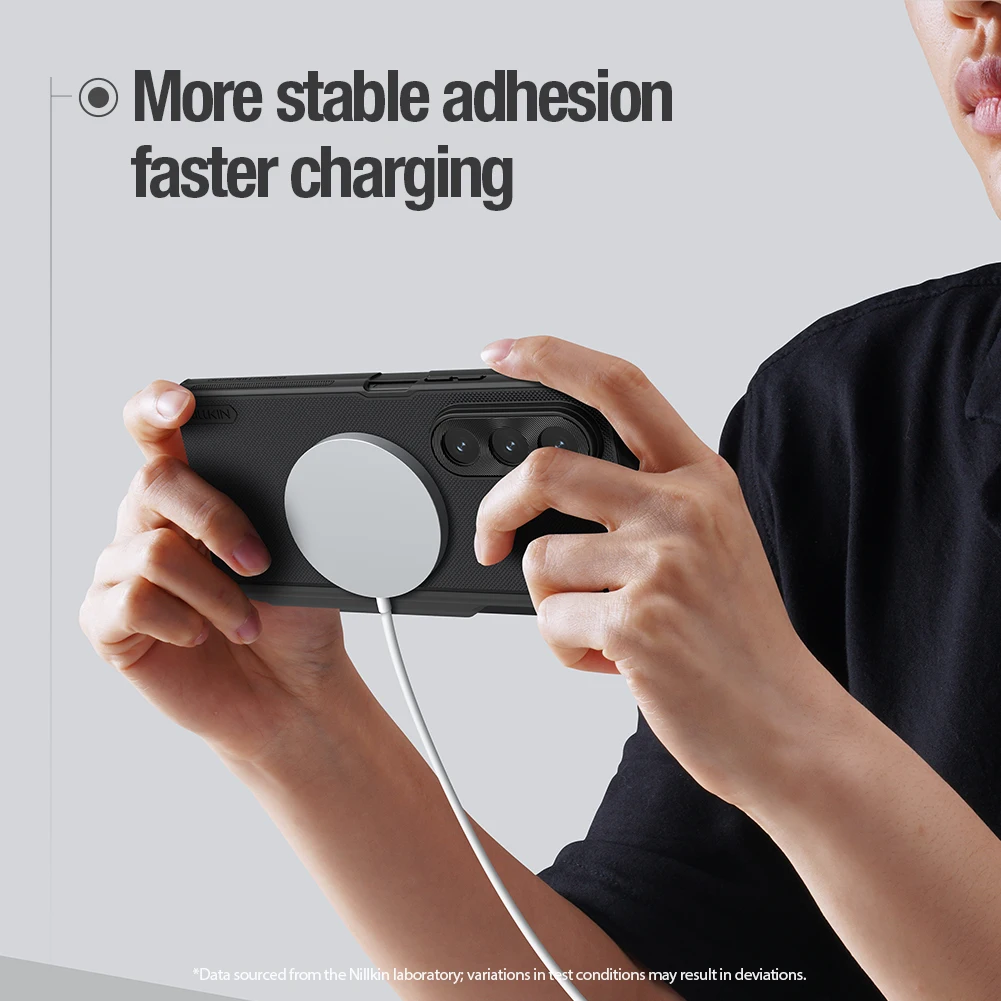 Etui do Samsung Galaxy Z Fold 7 Magsafe Nillkin Frosted Shield Fold Prop Cover z uchwytem na długopis — zdjęcie produktu 4