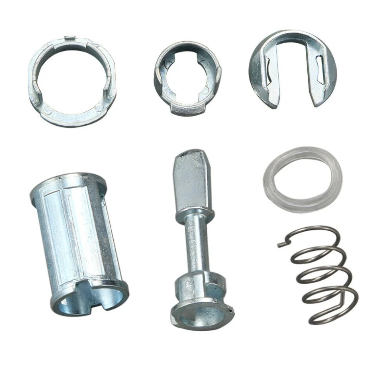 7 Pcs/Set Front Left & Right Door Lock Cylinder Repair Kit for VW /Mk4 /Golf 4 /Bora 1U0837167EC W904-ST-7T