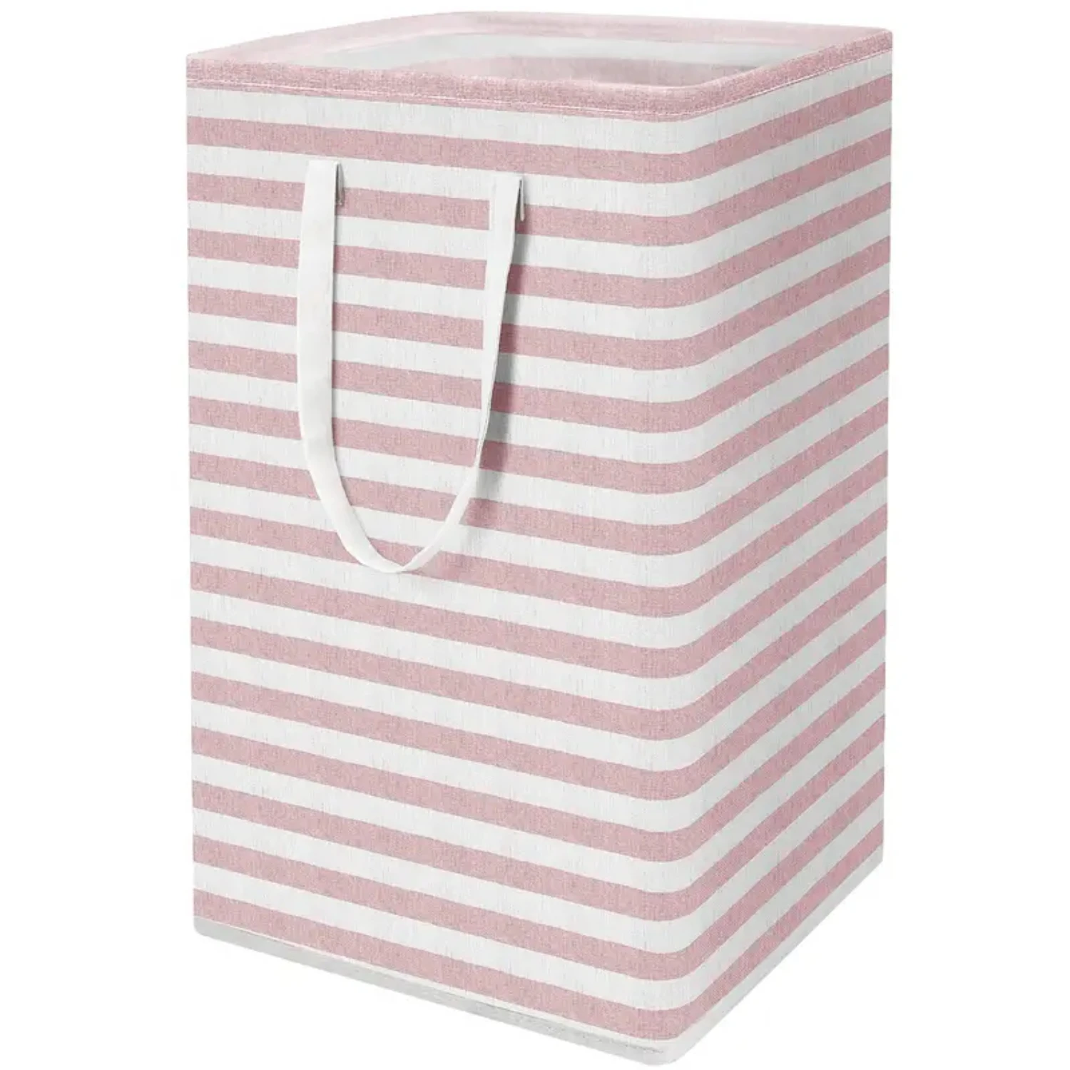 Waterproof Large Foldable Laundry Basket with Easy Carry Handle - Spacious Freestanding Clothes Organizer and Toy Storage Basket