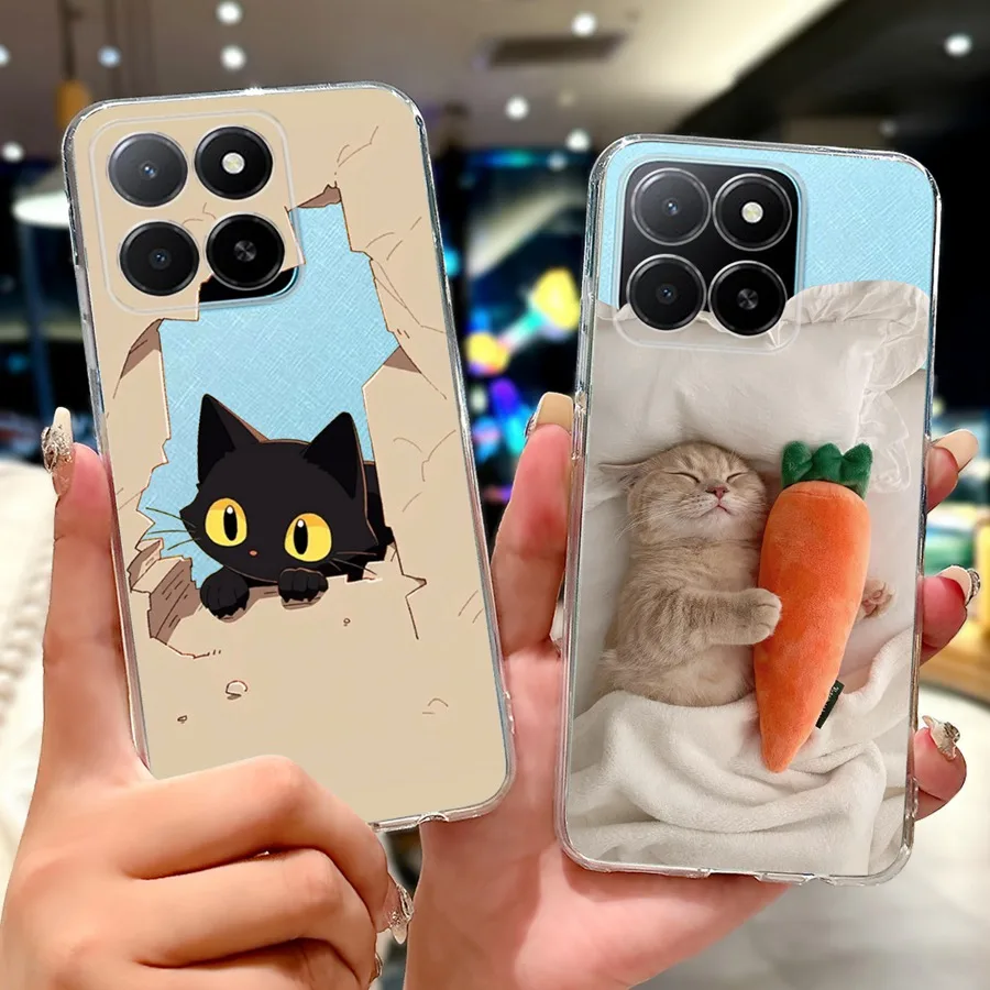 For Honor X5b X 5B+ 2024 Case New Fashion Painted Soft Silicon Shockproof Bumper For HonorX5b x 5 Plus TPU  Phone Case