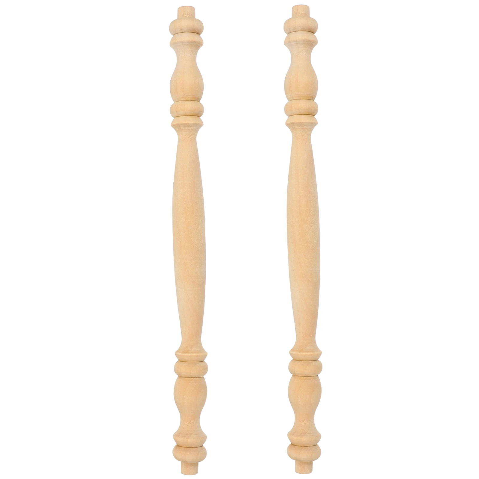 2pcs Solid Baluster Spindles for Furniture Decorative Restaurant Spindles For Home Staircase Columns Home Crafts