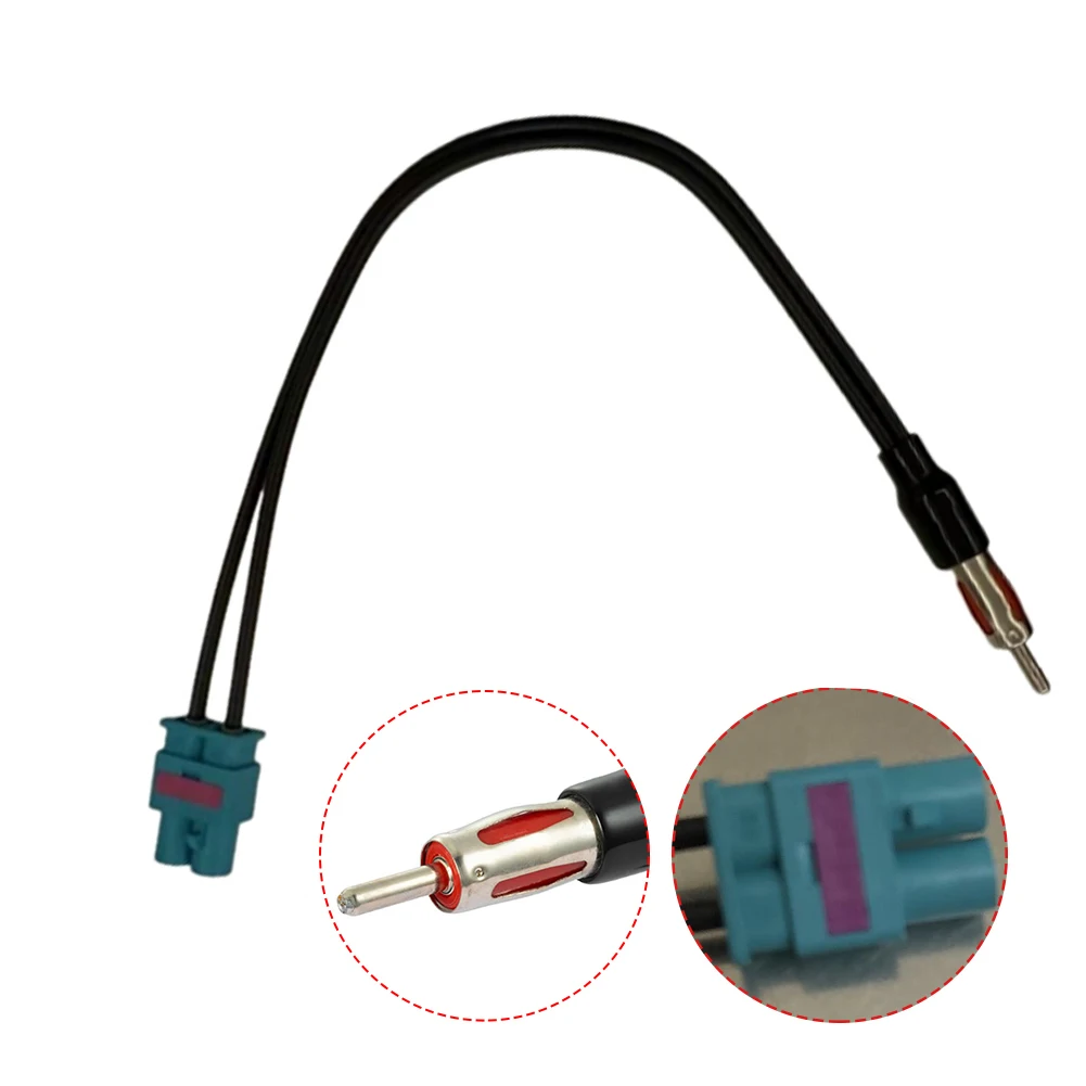 Car Radio Audio Cable Adaptor Antenna Radio Adaptor Antenna Dual Fakra RF Radio Antenna for BMW 1 3 5 Series E46 E90 E39 E60 E61