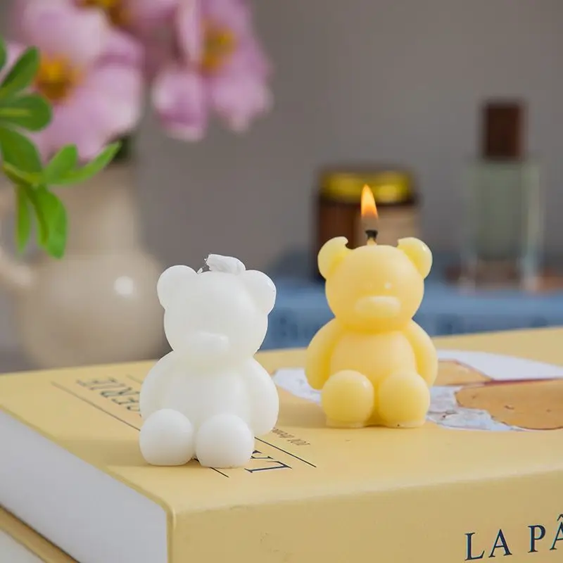

50PCS Shower Candle Shower Favors for Guest Bear Party Favors Baby Shower Candles Bulk for Gifts Favors Party