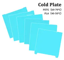 Placa Fría Glacier para Bambu Lab H2D H2S A1 P1 X1C P2S H2C, Placa de Construcción Fría para Anycubic Kobra S1, Creality K1, Ender 3, Kobra