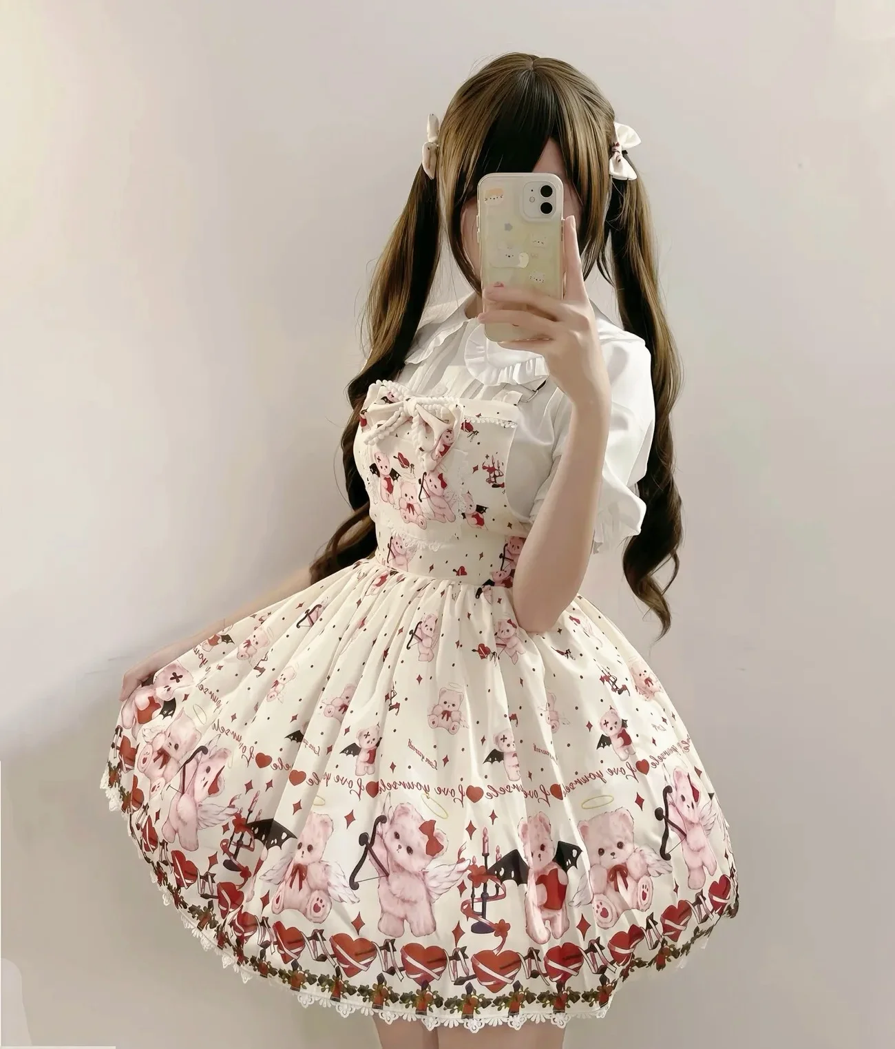 

Оригинальное милое платье-сарафан SOIOMES Lolita с рюшами и бретелями для повседневной носки