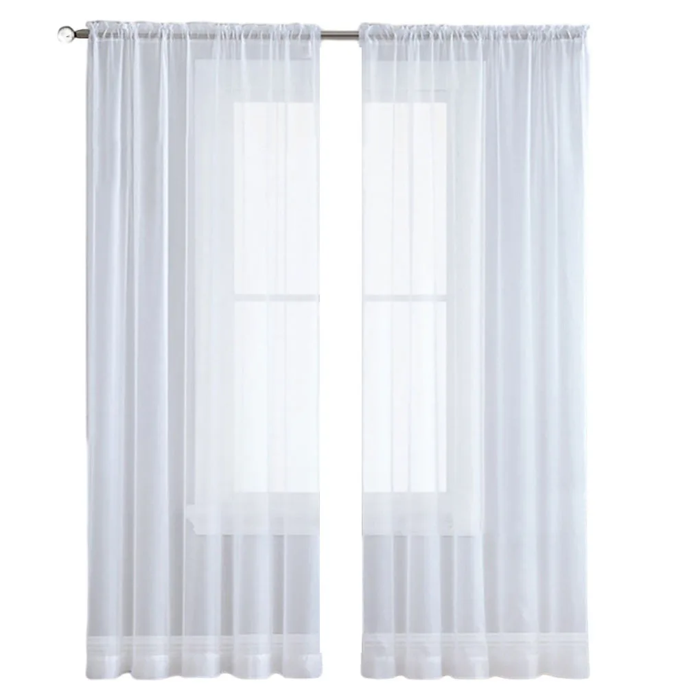 Anti-wrinkle Curtain Screens Blinds Curtain Gauze Bedroom Decoration Anti-pilling Anti-wrinkle Easy Installation