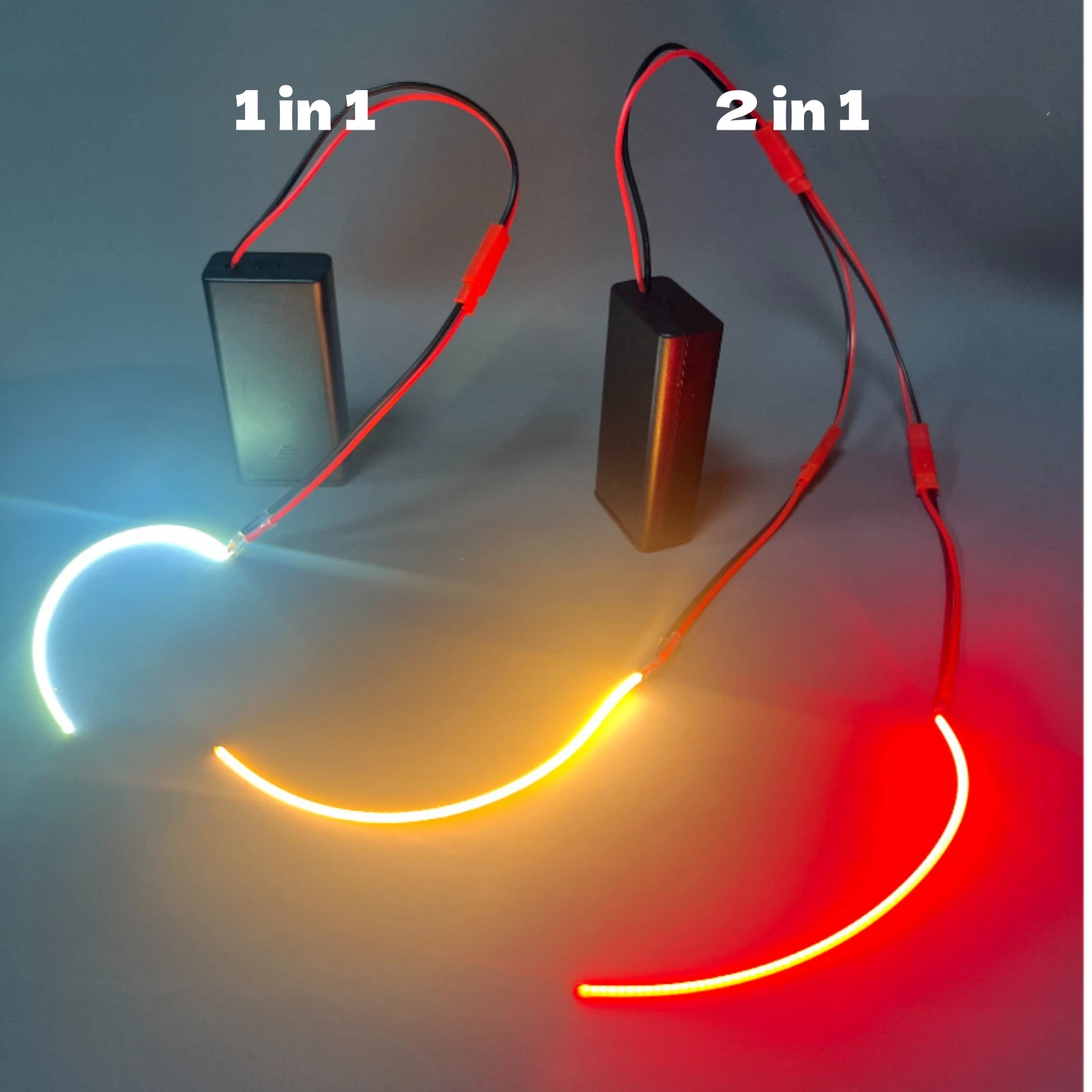 

Гибкая светодиодная нить накаливания постоянного тока 3 В с питанием от батареи 360° ° Светящиеся светящиеся гибкие DIY креативные детали лампы Эдисона, диодное освещение