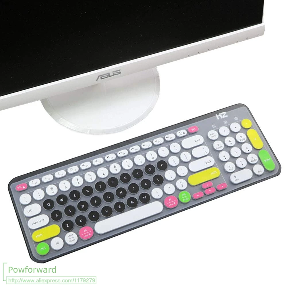 Keyboard Cover Skin Fit Logitech K780 & Multi-Device Wireless Keyboard Ultra Thin Silicone Laptop