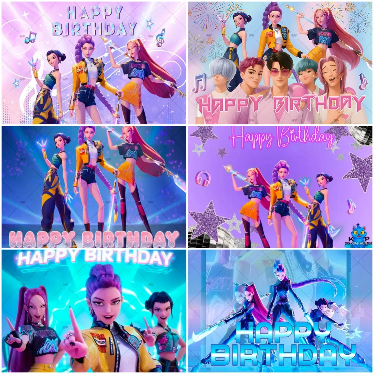 Fondo Temático de Kpop para Decoración de Fiestas de Cumpleaños, Fondo Rosa para Niñas, Bonito Banner de Ídolos, Artículos para Baby Shower, Accesorios para Fotografía
