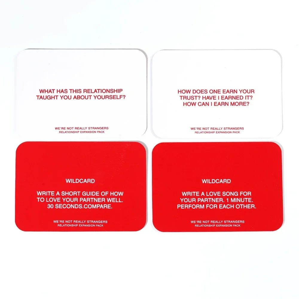 Relationship Expansion Pack by We’re Not Really Strangers 54 Questions And Wildcards For Date Night With Your Partner