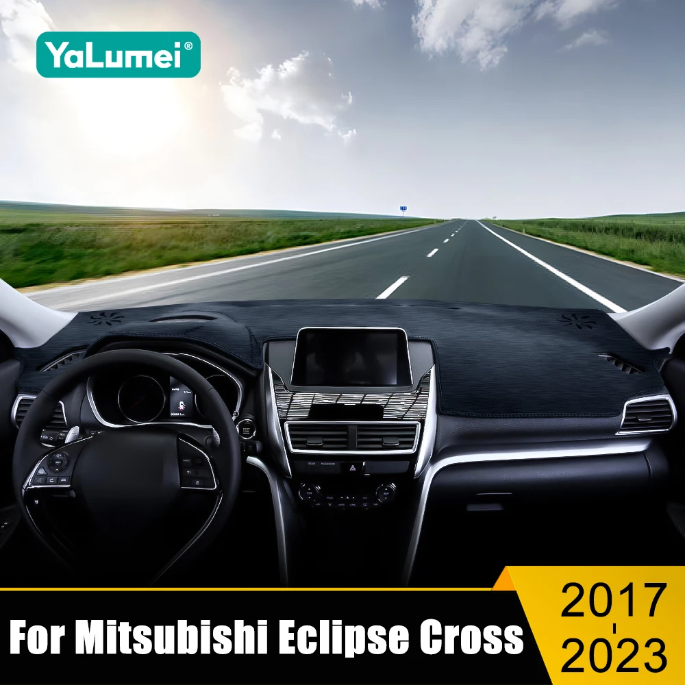 

For Mitsubishi Eclipse Cross 2017 2018 2019 2020 2021 2022 2023 Car Dashboard Cover Avoid Light Pad Anti-UV Carpets Non-Slip Mat