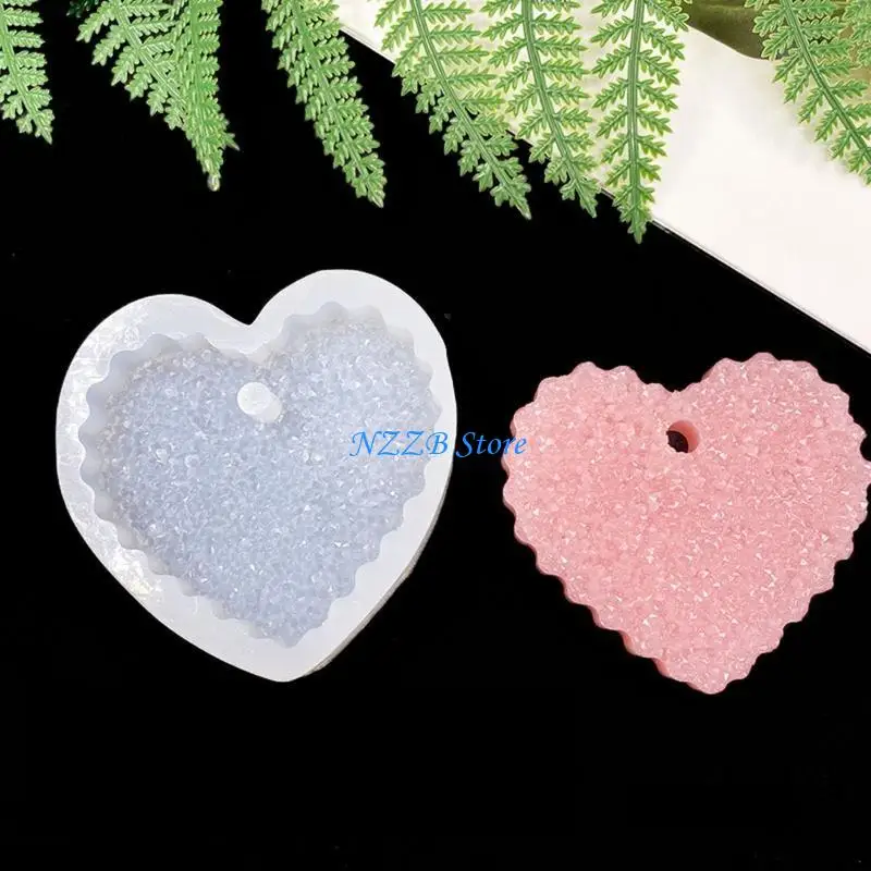 T21F قوالب السيليكون قالب صب المجوهرات DIY بها بنفسك قالب عيد الميلاد ديكور حفلات الزواج الحرف المعلقات القلائد أقراط