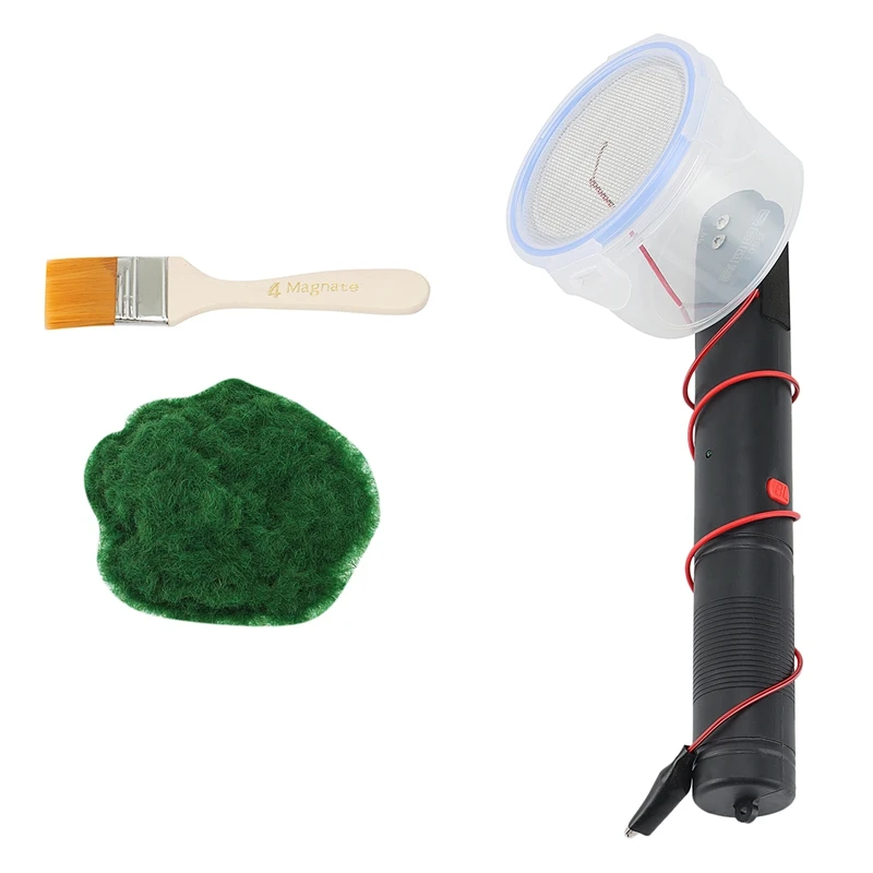 Static Grass Flocking Applicator Set Plastic Flocking Applicator With Antiskid Handle ,DIY Scenic Modelling Sand Table