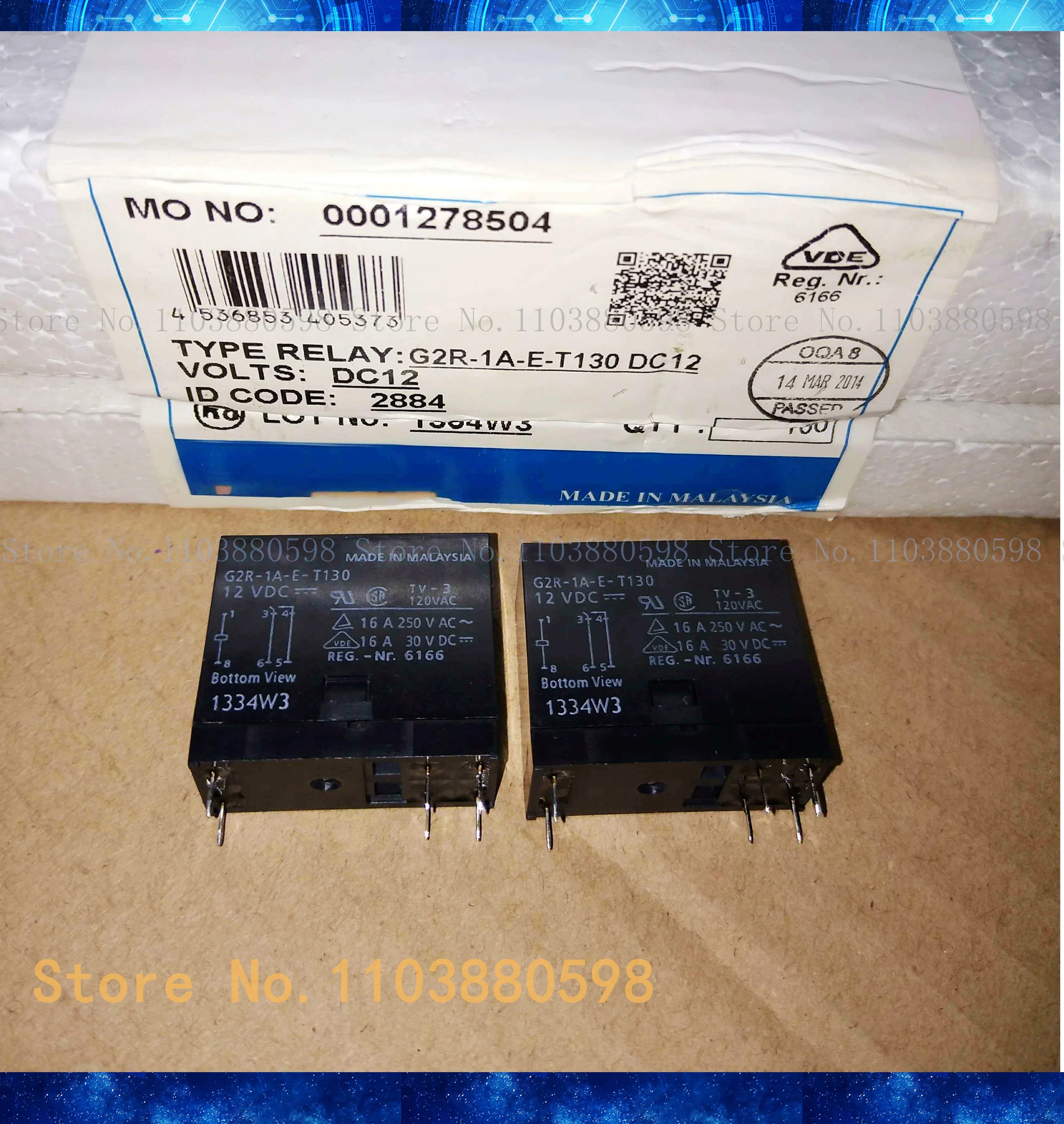 G2R-1A-E-T130-12Vdc