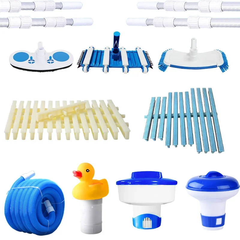 

swimming pool tool accessories manual vacuum cleaner set with best-selling PVC filter material swimming pool cleaning