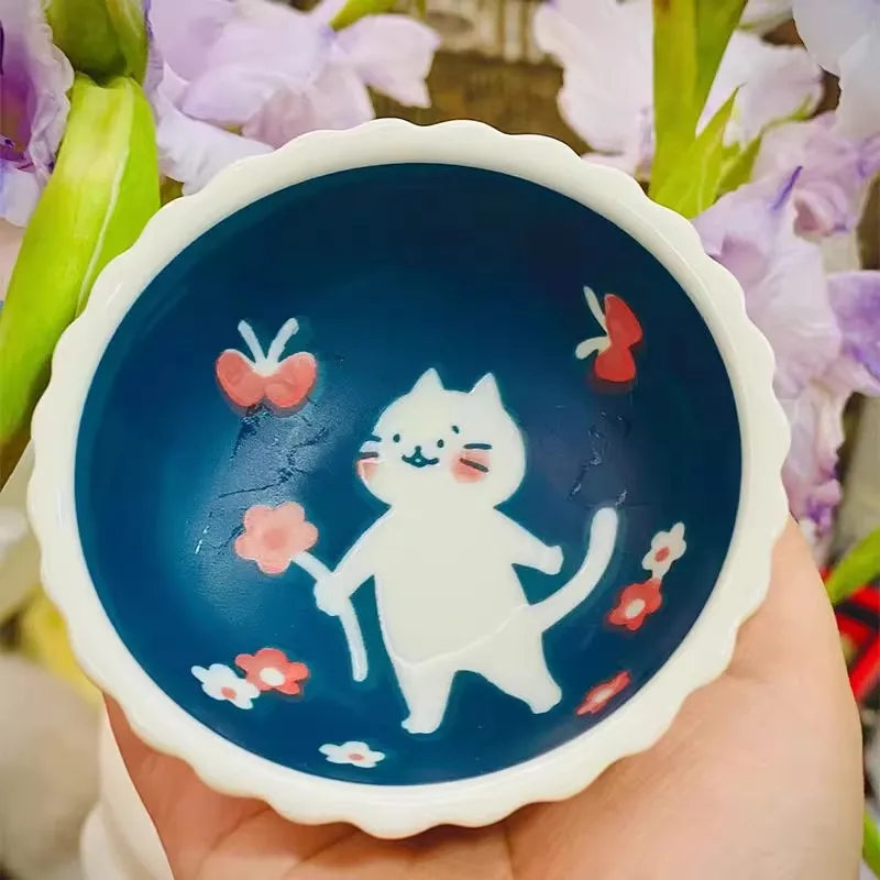 Kitties Holiday Cat on Sunday Tableware Kitties Life Cutlery Ceramic Plates and Bowls
