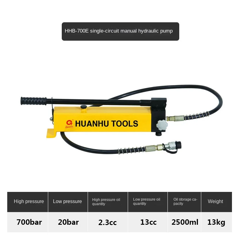 HHB-700S7000S Single and Double Circuit Manual Hydraulic Pump High Pressure Oil Pump Station Two-Way Pump