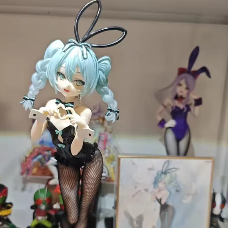 オリジナルフリュー初音ミクフィギュア-bicute-バニーセクシーなアクション置物ウサギガールモデルコレクションアニメモデル像人形玩具
