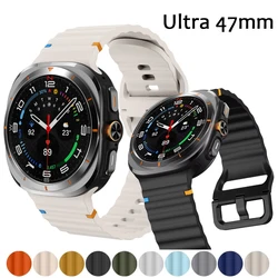 Band for Samsung Galaxy watch Ultra 47mm Accessories wrist bands Silicone sport belt bracelet correa Galaxy watch Ultra Strap