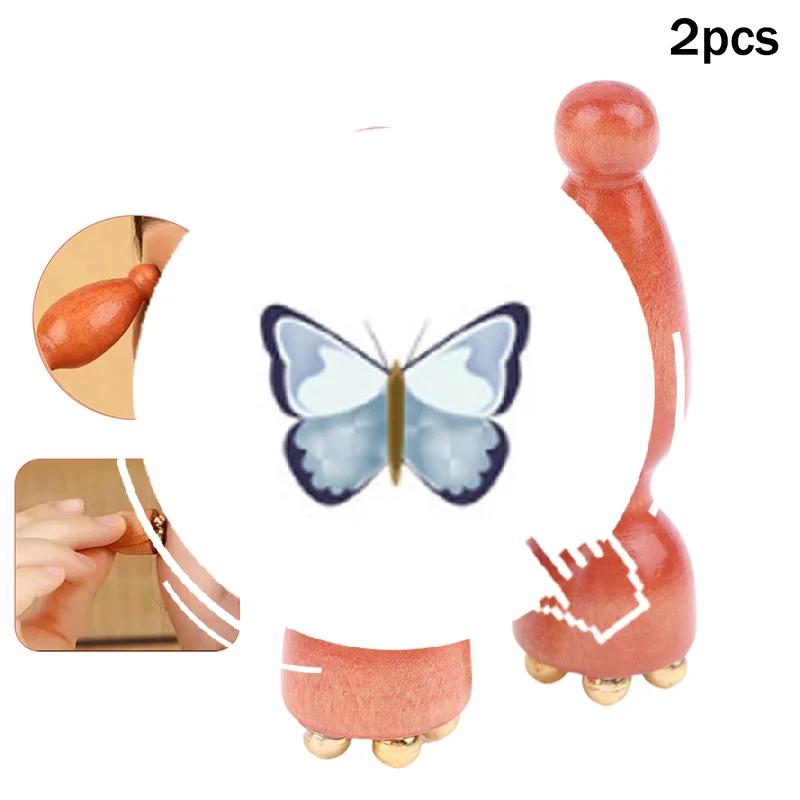 

2 шт. ручной стручок лотоса, красота, профессиональный сплав, палисандр, инструмент для лица GuaSha, релаксация глаз, пятно, меридианы, акупунктурный массаж