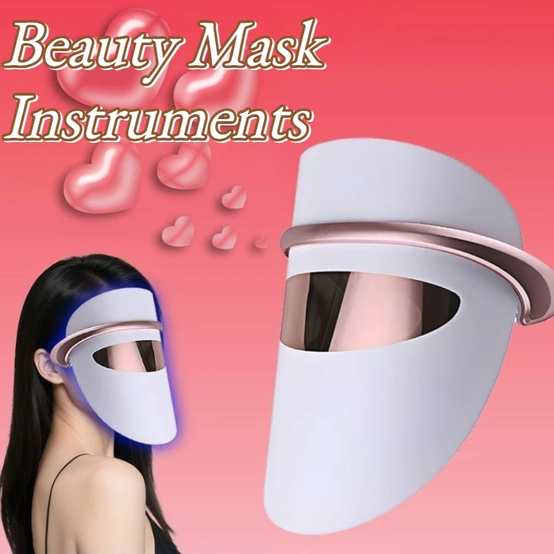 

Portable Photon Rejuvenation Devices Large Row Lights Beauty Mask Instruments Hot Compress Vibration Massage Beauty Instrument