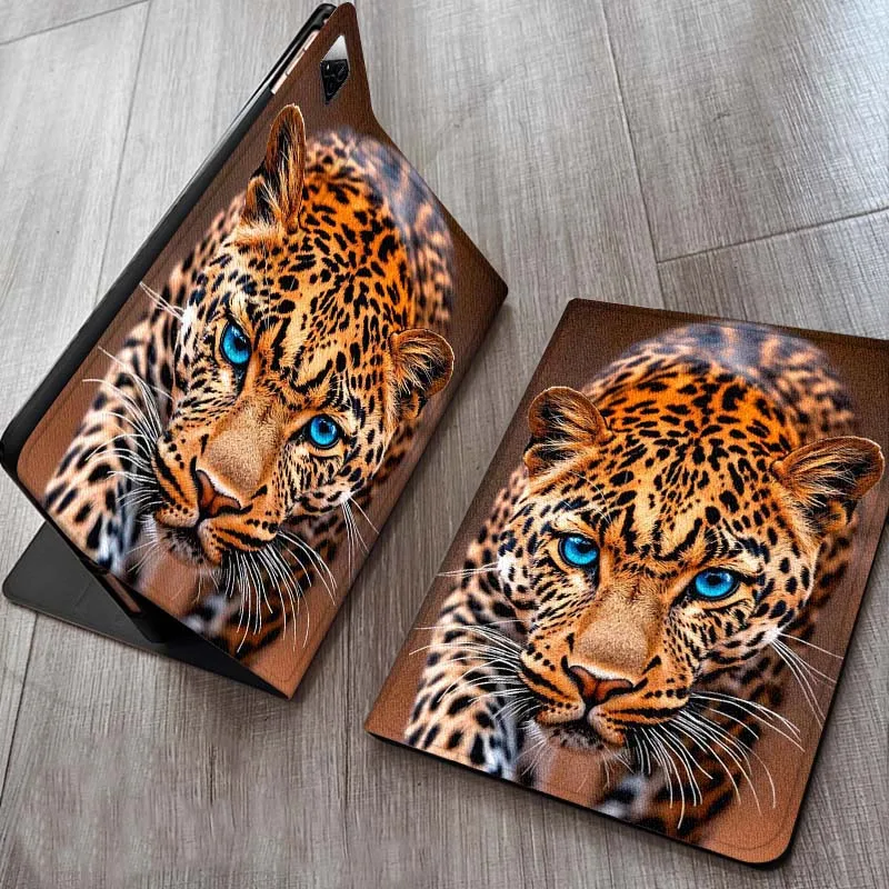 Cool Spotted Leopard Art For Xiaomi Redmi Pad 2 7 8 6 6S 5 4 SE Pro 8.8 11 8.7 11.2 12.4 Ultra Plus Max Tablet Case