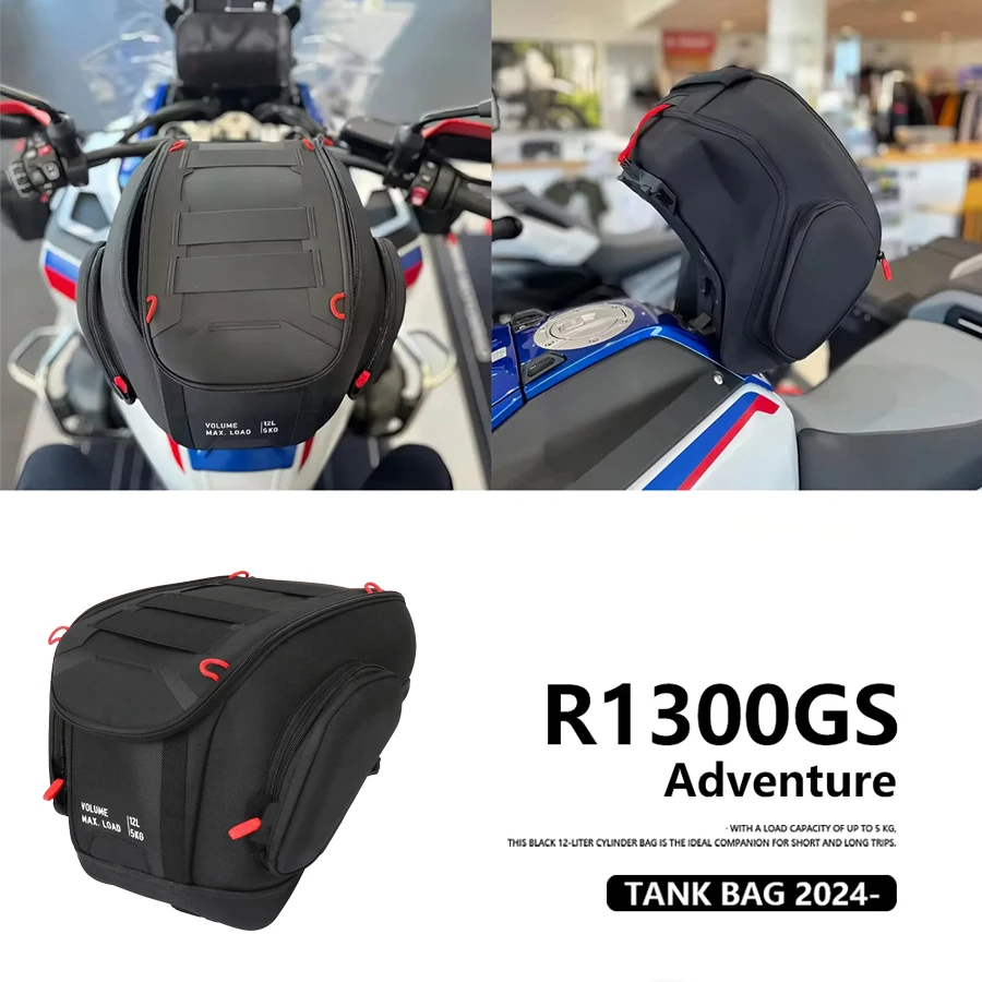 

For BMW GS1300 R 1300 GS ADV R1300GS Adventure 2024 2025 Motorcycle Tank Bag Waterproof Fuel Oil Tank Bags 12L Phone Storage Bag