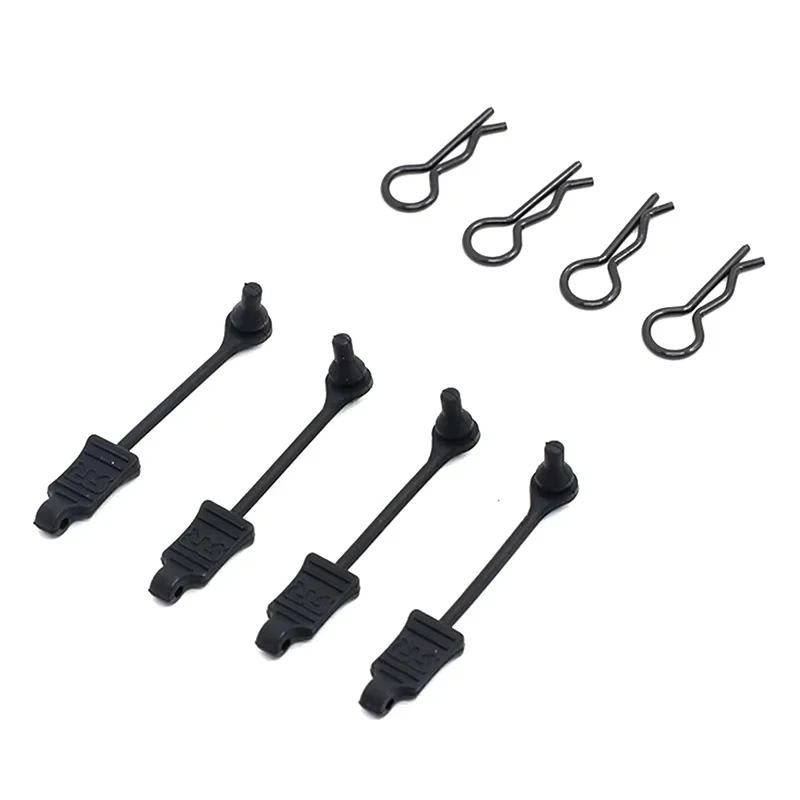 4Pcs Rubber Body Clip Retainer Shell Fixed Buckle Lock for ARRMA Senton Granite Typhon Big Rock Vorteks 1/10 Scale Car Parts