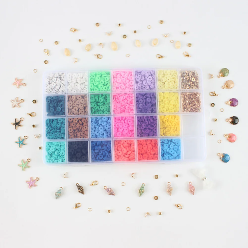 

Jewelry Clay Beads Soft Polymer Clay Handmade DIY Bracelet Necklace Craft Accessories for Jewelry Making DIY Beads