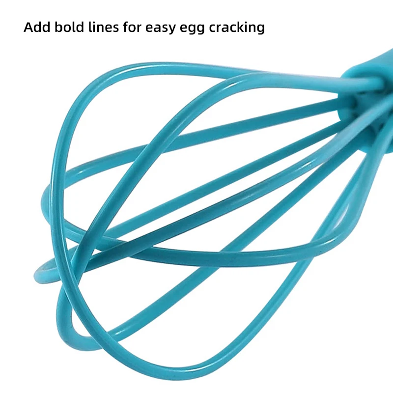 Mini Silicone Egg Must Be Durable Hand-Held Whipping Cream Foam Machine Anti-Skid Mixer Egg Must Kitchen Accessories