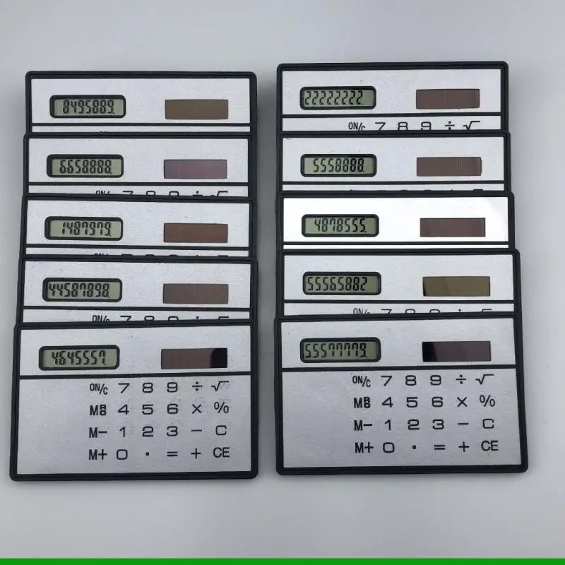 U55C Double Power Solar Calculator Thin Portable Calculators For Finance Professional