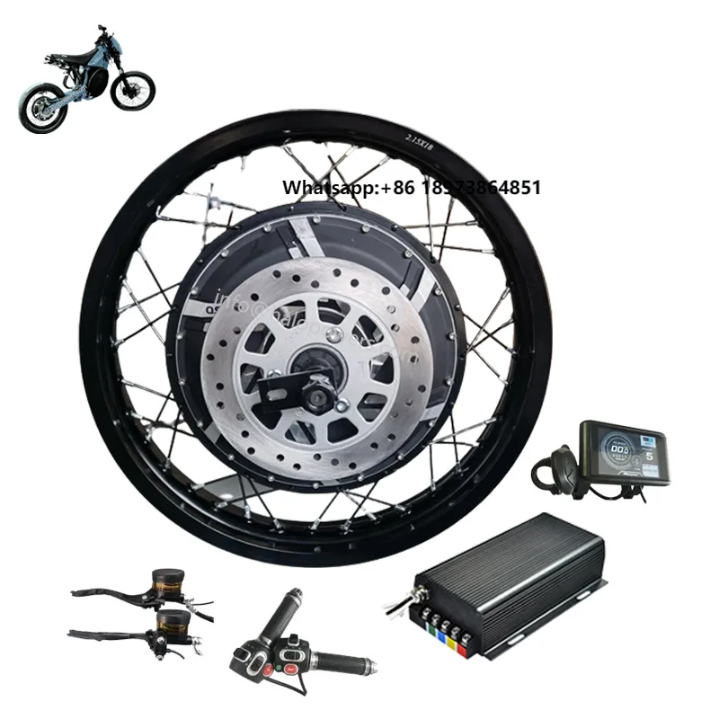 

Qs 273 V3 72v-96v 12000w Electric Conversion Kit for Motorcycle Accessories Rear Wheel Hub Motor 15kw Kit Bike 12000 12kw